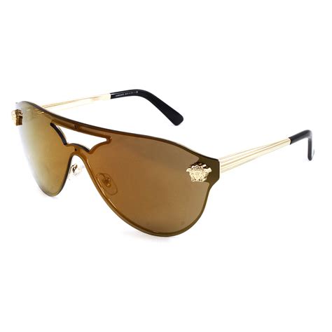 versace gold sunglasses made in italy|unisex Versace sunglasses.